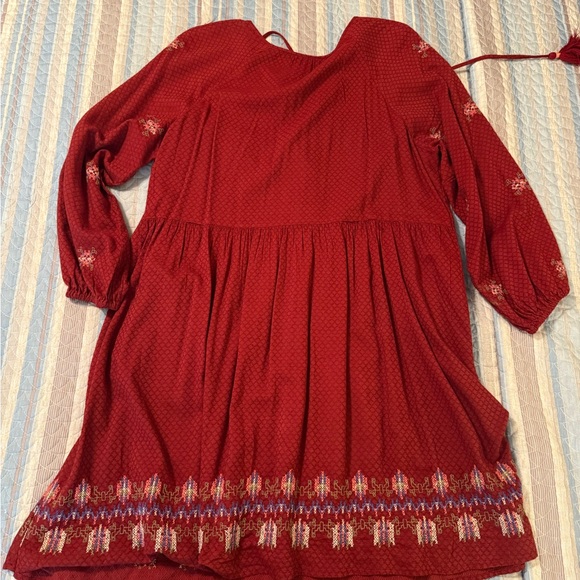 Embroidered Long Sleeve Dress - Picture 2 of 3